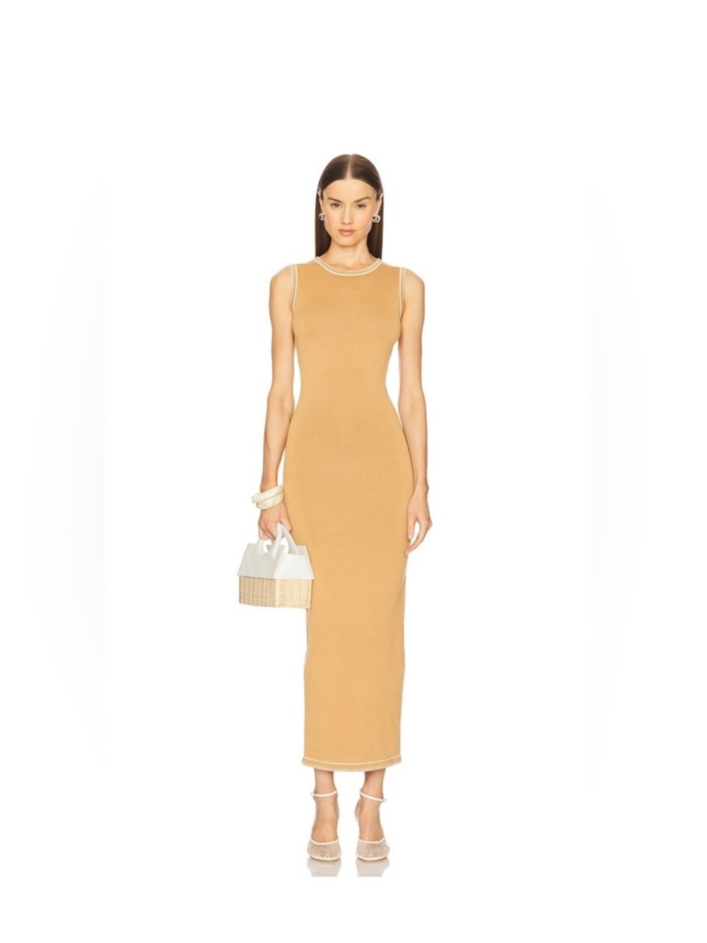 SNDYS Ellery Maxi Dress in Camel – Size Small